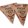 Caja de pizza en forma triangular