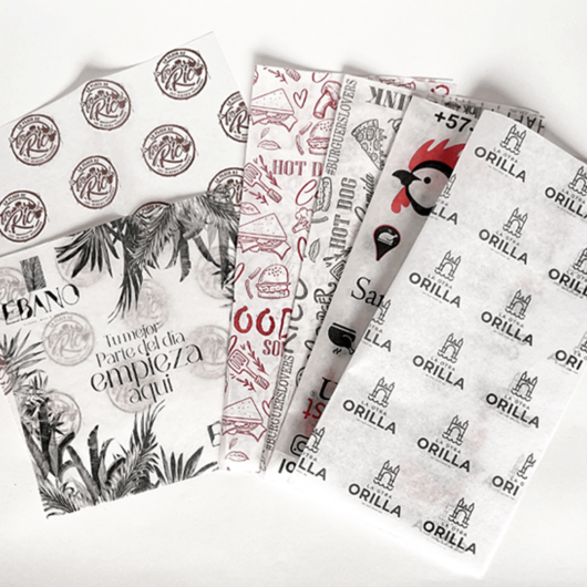 papel parafinado de colores